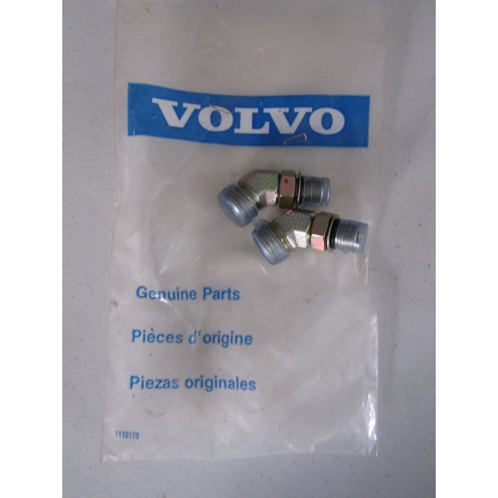 New set‎ of 2 Volvo Elbow Nipples VOE937773 937773 Heavy Duty Equipment Parts